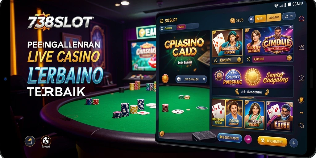 Tampilan gameplay menarik di Live Casino 738SLOT.