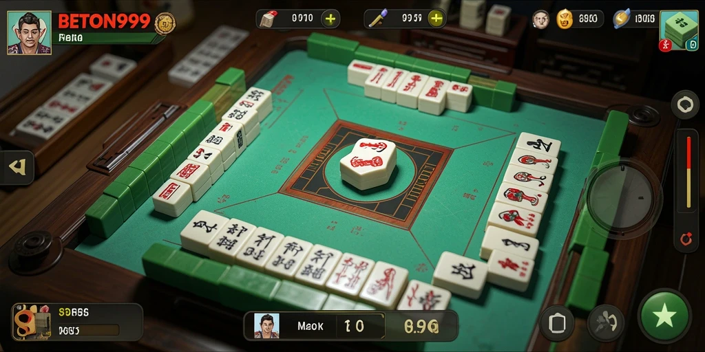 Tampilan gameplay BETON999 yang menarik dan menantang permainan Mahjong.