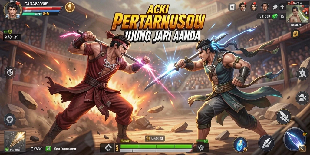 Screenshot dari gameplay CADAS138 yang intens dan penuh aksi.