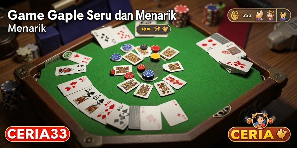 Pengalaman gameplay Gaple yang seru dan interaktif di CERIA33.