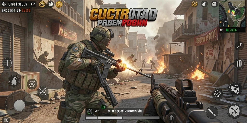 Screenshot gameplay CUCUTOTO menampilkan aksi pertempuran yang intens.