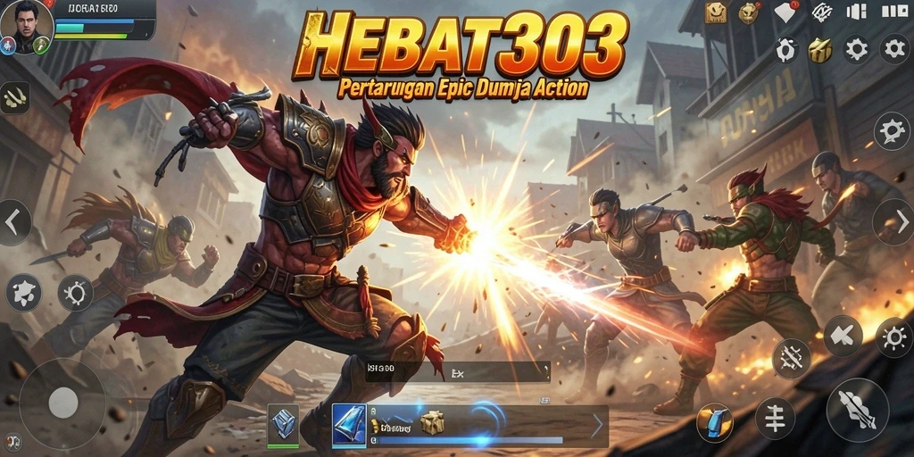 Tangkapan layar HEBAT303 menampilkan aksi pertempuran yang mendebarkan.