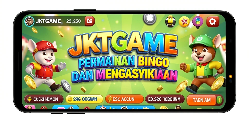 Screenshot gameplay JKTGAME menunjukkan keseruan bermain Bingo.
