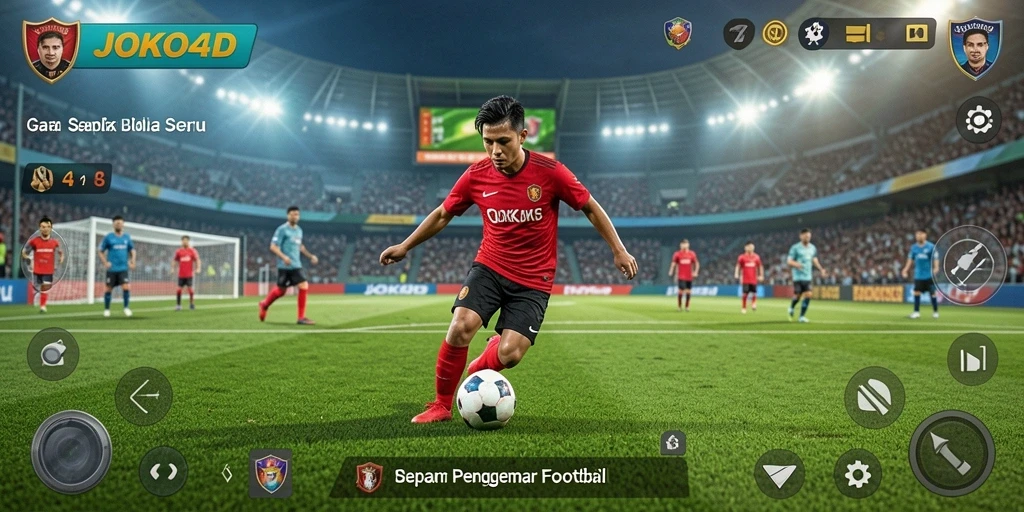 Tampilan menarik gameplay JOKO4D yang penuh aksi sepak bola.