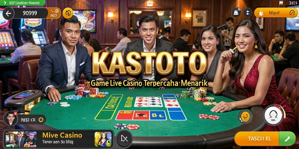 Tampilan gameplay KASTOTO yang mendebarkan dan interaktif.