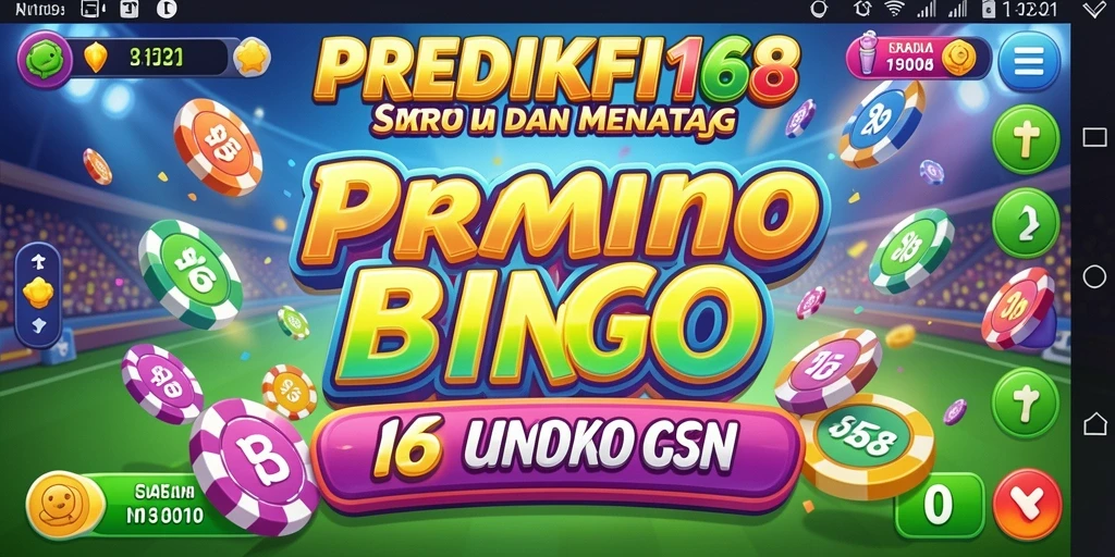 Tampilan gameplay PREDIKSI168 yang seru dalam permainan Bingo.