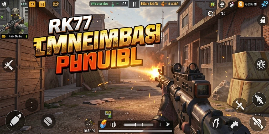 Tangkapan layar menunjukkan aksi seru dalam RK77.