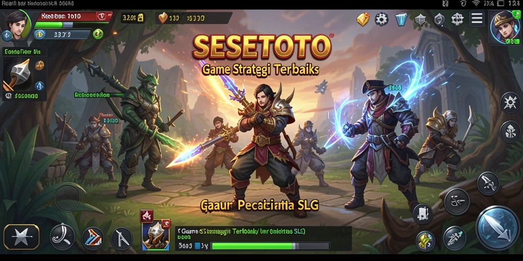 Tampilan gameplay SESETOTO yang menarik dan strategis.
