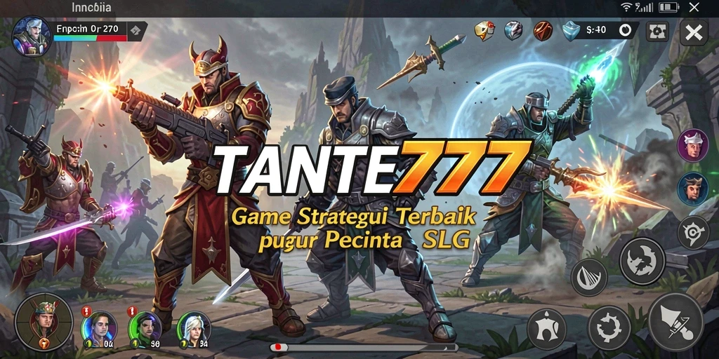 Screenshot menampilkan aksi strategis di TANTE777.